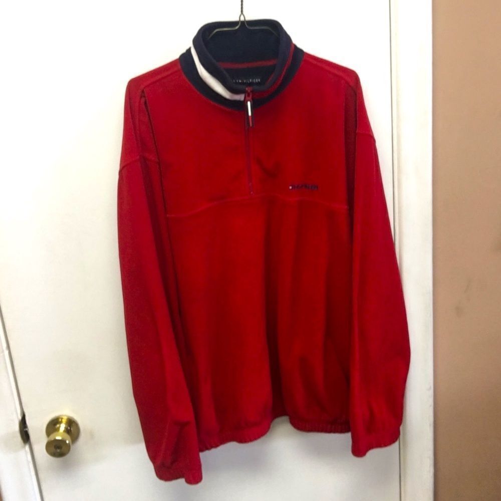 Tommy Hilfiger Quarter Zip Mens size Large